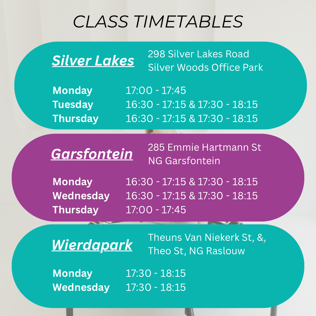 Our Class Timetable
